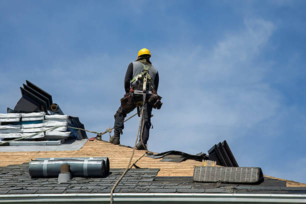 Professional Roof Replacement technician working in Searles, MN